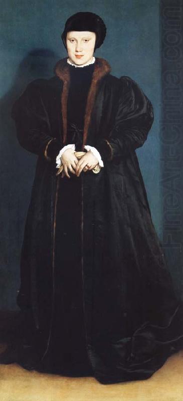 Christina of Denmark,Duchess of Milan, Hans holbein the younger